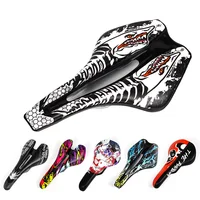 Sillín de Ciclismo de Carretera/MTB de PU Ultraligero y Cómodo con Absorción de Impactos CNC, Varios Diseños