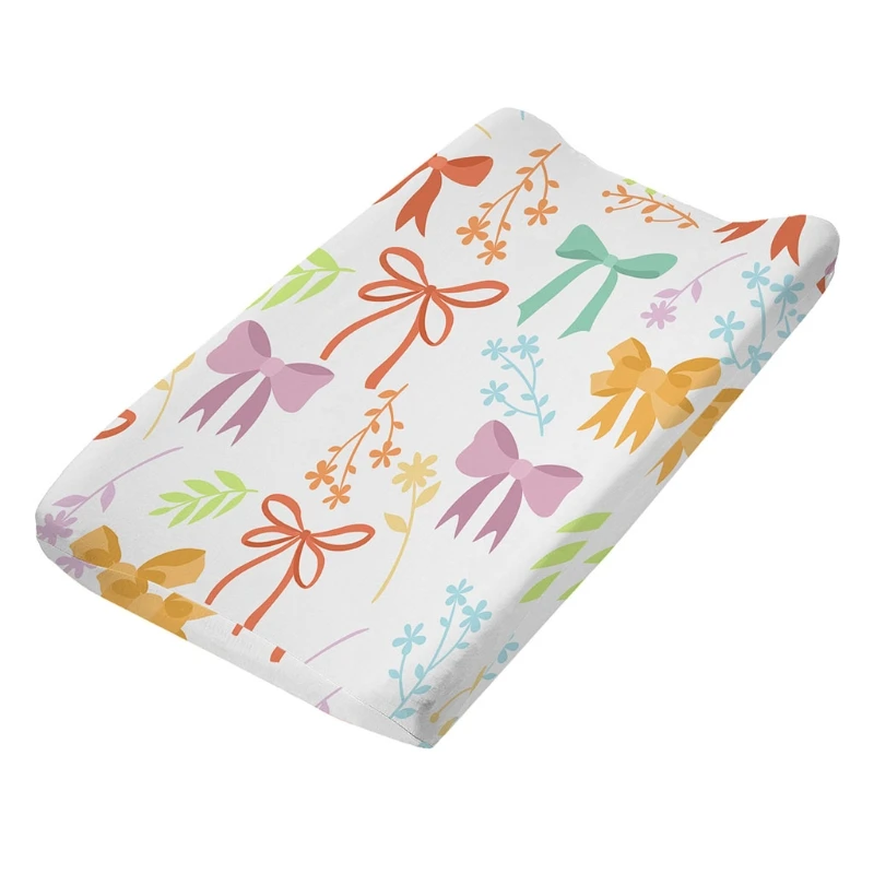 F1CB – housse coussin en coton pour bébé, feuille Table à langer, imprimé extensible, protecteur matelas à langer,