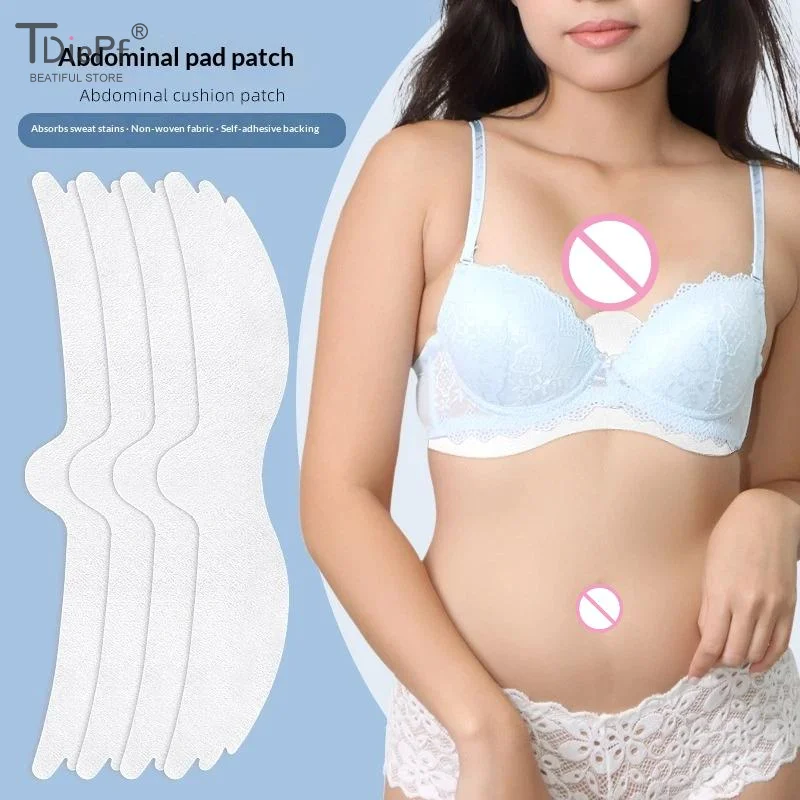 

NEW Self-adhesive Soft Chest Tummy Liners For Women Girls Sweat Absorber Pads Stickers Under Bra Belly Sweat Liners Band Pads