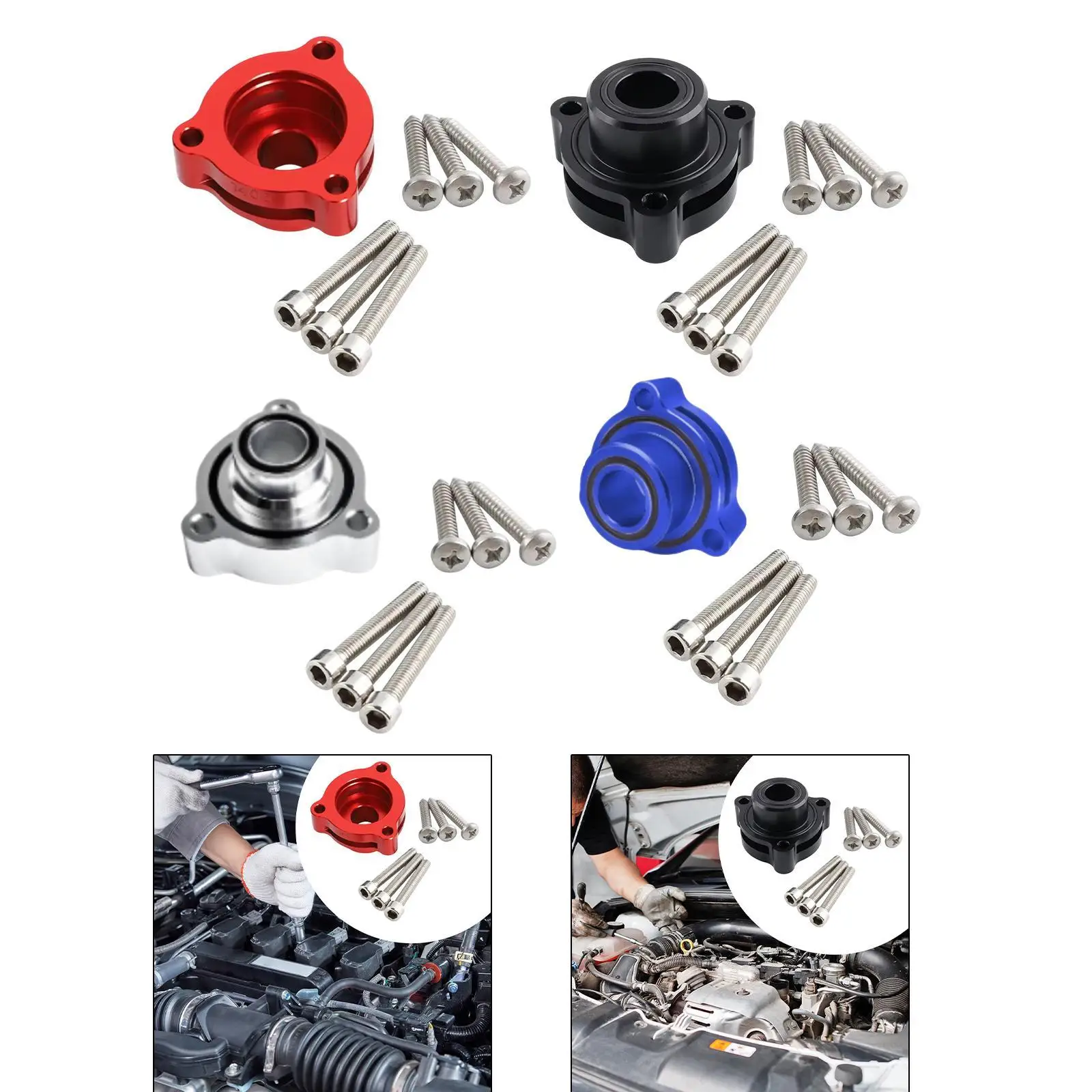 Aksesori Adaptor Katup Tiup untuk GMC Sierra 2019-2023 2.7 Turbo