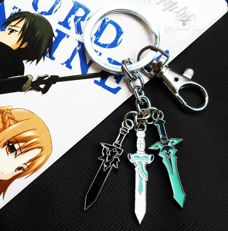 Kirigaya Kazuto Yūki Asuna Kirigaya Suguha produkty peryferyjne naszyjnik brelok szlifierki ze światłem kostiumy Cosplay DIY rekwizyty