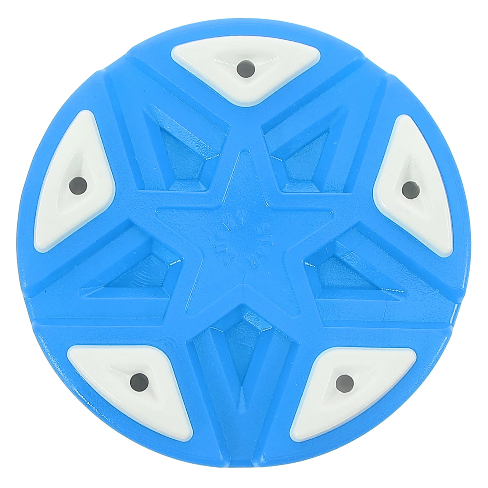 

Blue Multi Functional Hockey Pucks For Indoor Outdoor Street Roller Hockey Training Enhanced Grip Dimpled Surface All