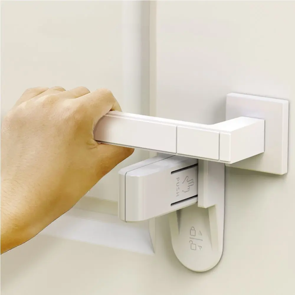 

Anti-Pinching Hand Firm Easy Install Baby Safety Locks Child Protection Equipment Anti Open Door Lock Door Lever Lock