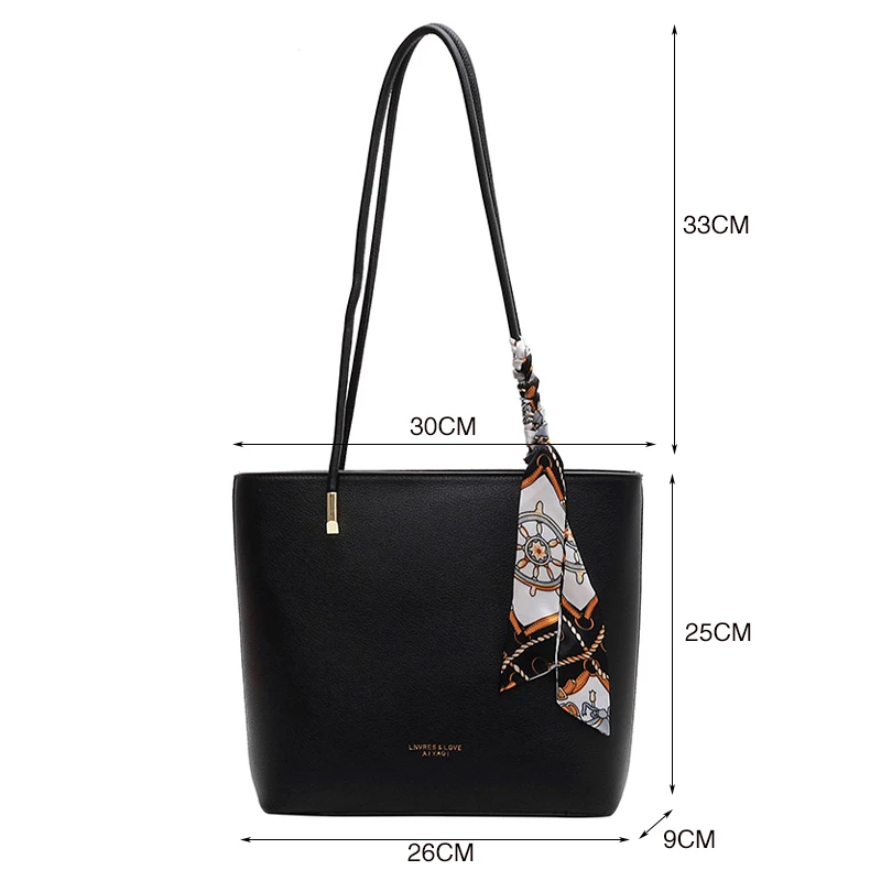 Large Tote Bags for Women Top-handle Bags Fashion Ribbons Ladies Purses and Handbags High Quality Leather Shoulder Bag Female