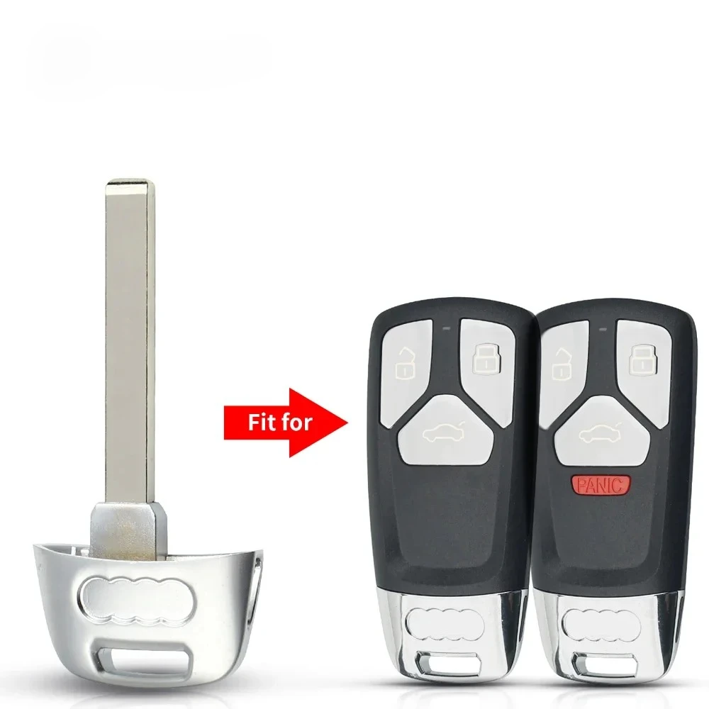 

KEYYOU новый для Audi TT A4 A5 S4 S5 Q7 SQ7 2016 2017 2018 2019 пустой аварийный ключ лезвие автомобильного дистанционного ключа HU66 лезвие