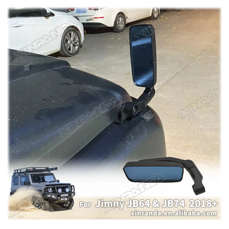 

Крышка капота, резервное зеркало для Suzuki Jimny 2019-2025, 3-дверное, 5-дверное, Sierra Jb74 JB64, автомобильное, избегающее слепых мест, внешние аксессуары