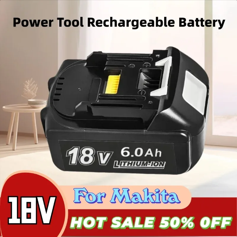 

For Makita 18V 6.0Ah 18650 Power Tool Rechargeable Battery