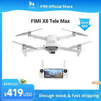 FIMI X8 Tele Max drone 30x Hybrid Zoom Wide-Angle Tele Camera 20KM range 4K 60fps 3-axis Gimbal GPS AI Super Night Video