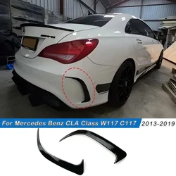 For Mercedes Benz CLA Class W117 C117 CLA200 220 250 260 45 AMG 2013-2019 Rear Bumper Spoiler Air Vent Cover Side Canard Cover