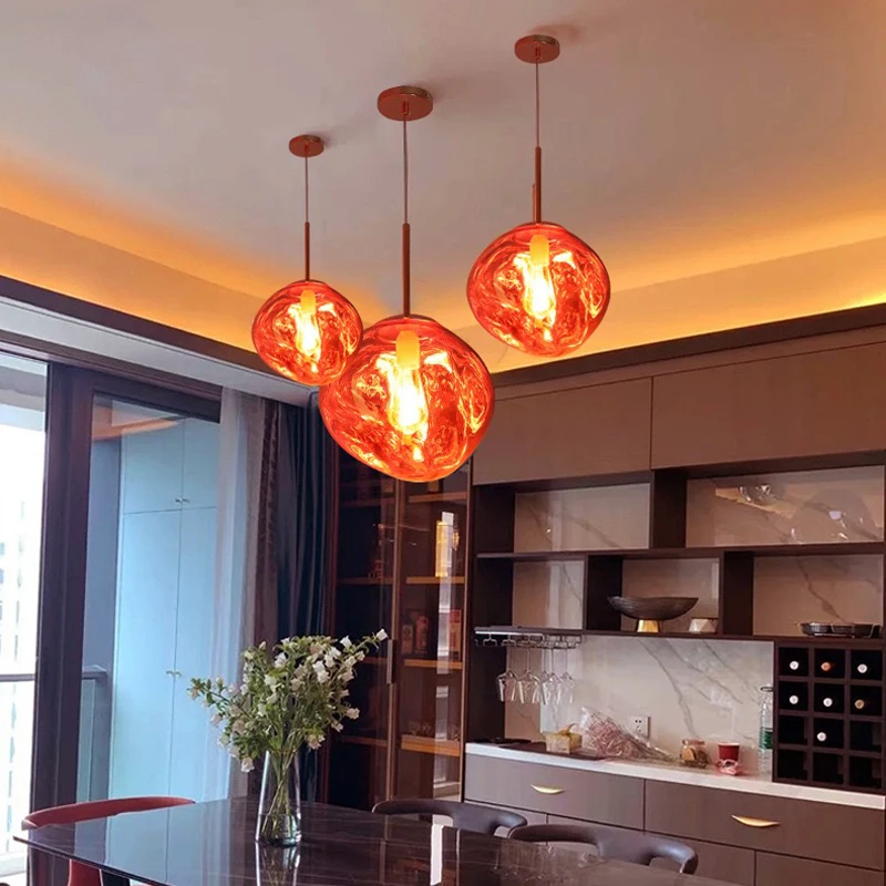 Modern Design LED Pendant Lights Lighting PVC Bedroom Decor Bedside Pendant Lamp Kitchen Fixtures Villa Hanging Lamps Home Decor