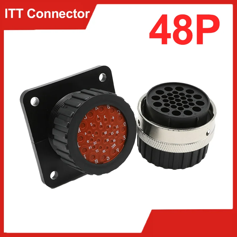 Itt Aviation Connector Male&Female 192900-0425 192900-0437 Waterproof Terminal Plug 48P