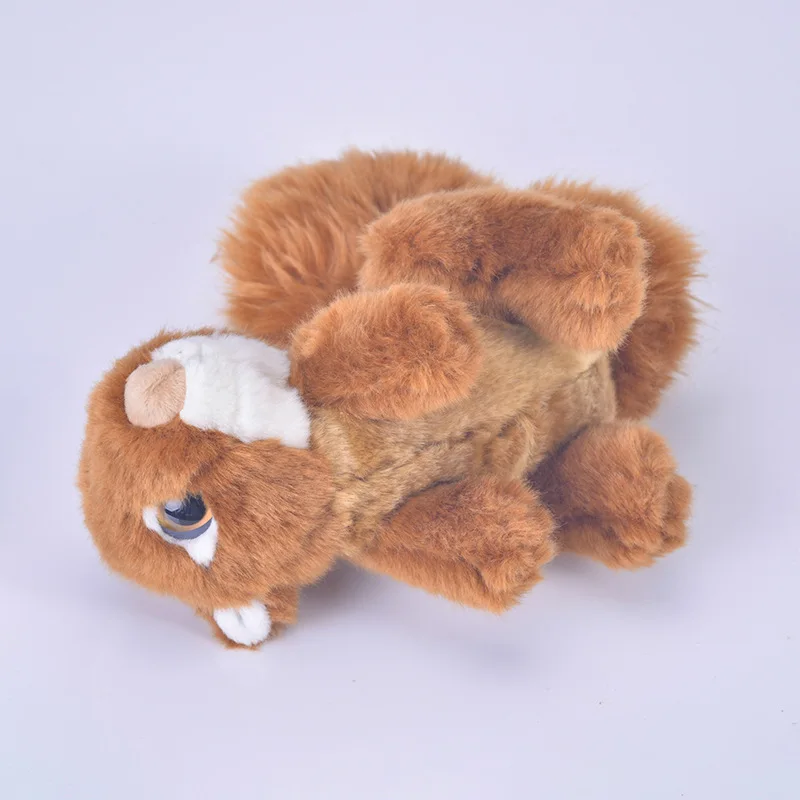 Big Real Life Plush Squirrel Toy, Presente Da Boneca, cerca de 33cm, 3041, Alta Qualidade