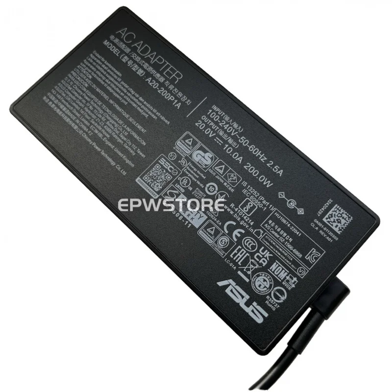 

20V 10A 200W AC Adapter Charger For ASUS Vivobook Pro 15 OLED Q543 Q543MJ 4.5MM