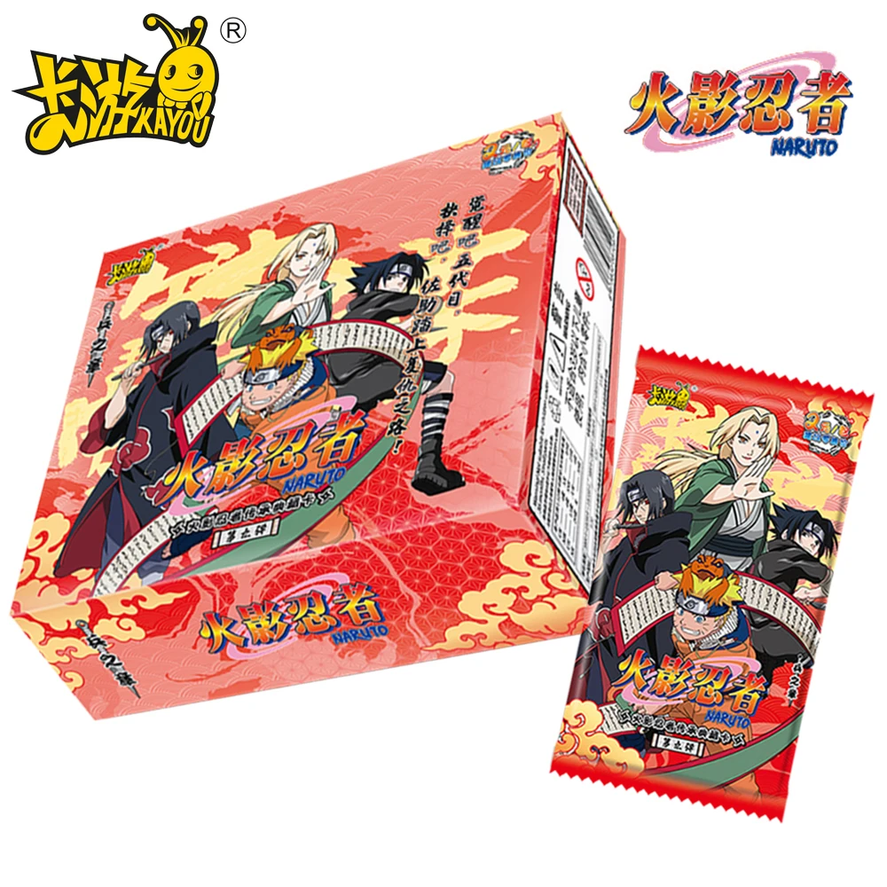 

Genuine Kayou Naruto Fantasy Anime Collection Card Classic Handsome Characters High Quality Cards for Boys Girls Hobbies Gifts