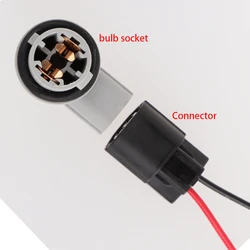1Pcs T10 Bulb Socket Connector 2Pin 33304-TET-H01 For Honda Civic Side Turn Signals Light Base Lamp Holder Accessories