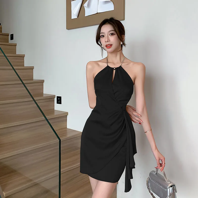 

Halter No. 76 niche suspender dress slim fit 2024 high-end evening dress