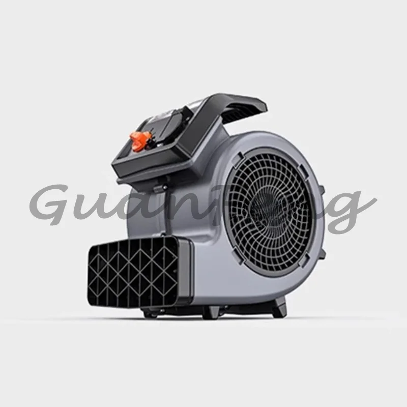 Three-speed adjustable range hood household floor fan