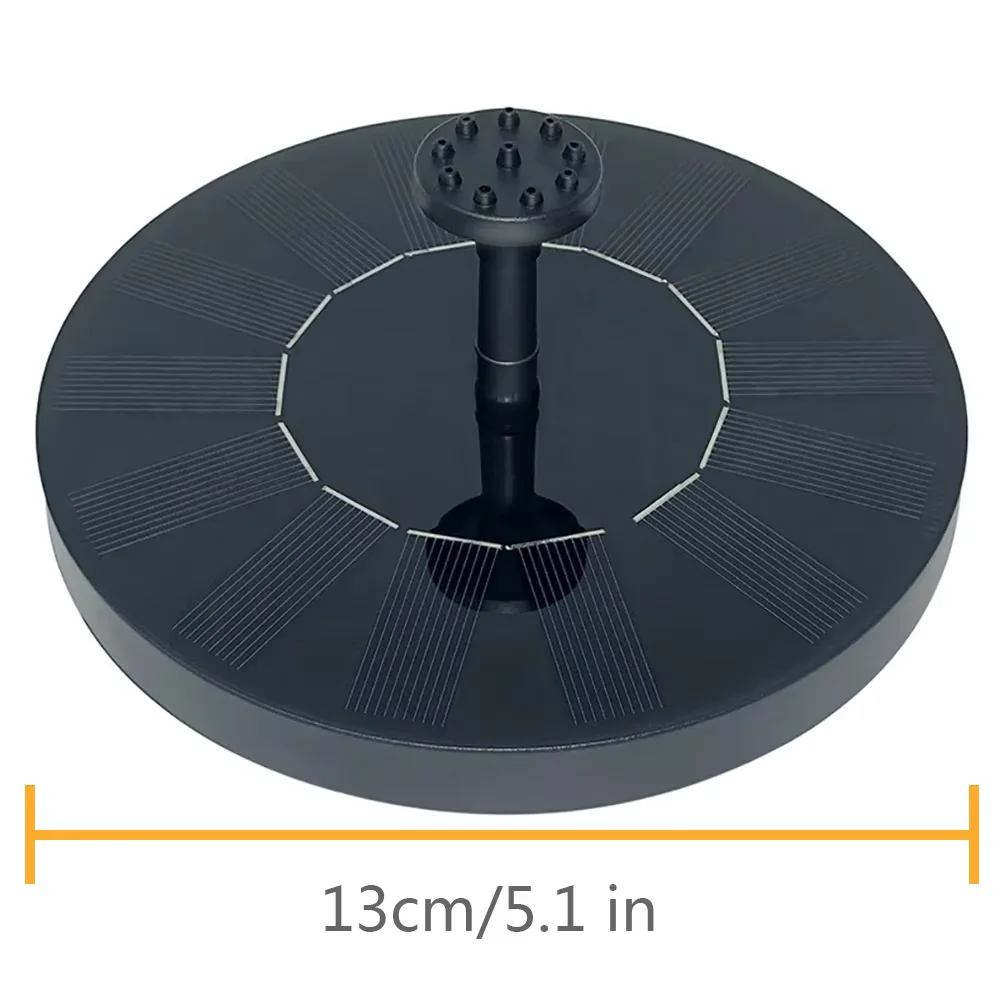 NONE Mini Solar Wasser Brunnen Pool Teich Wasserfall Brunnen Garten Dekoration Outdoor Vogel Bad Solar Powered Brunnen Schwimmenden Wasser 4