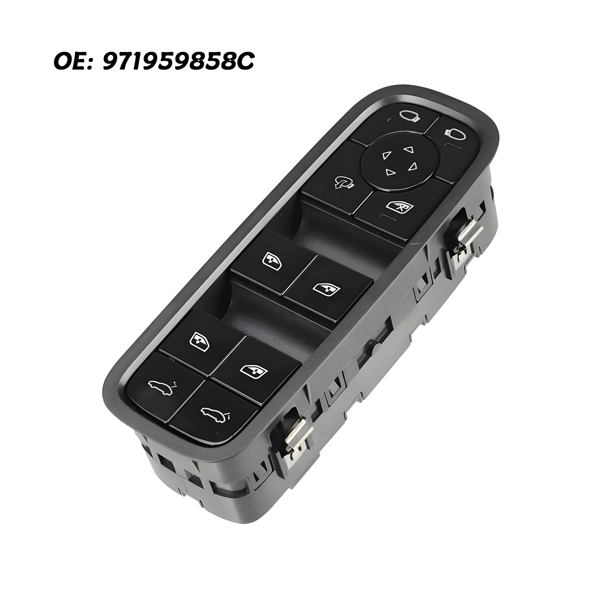 

971959858C For Porsche Panamera 971 Cayenne 2017-2024,Front Left Electric Power Master Window Glass Lifter Control Switch Button