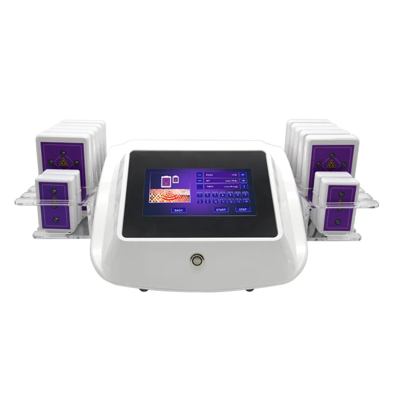 Lipo Laser Machine 14-pads Vetverwijdering Lichaamsgewichtsverlies Vormgeven Afslanken Anti Cellulite Professioneel schoonheidsapparatuurapparaat