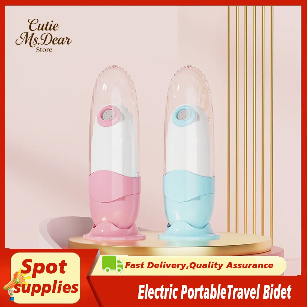 

Electric PortableTravel Bidet Cleaning Postpartum Clean Mini Toilet Sprayer Bidet Long Nozzle For Women Nozzle Cleane