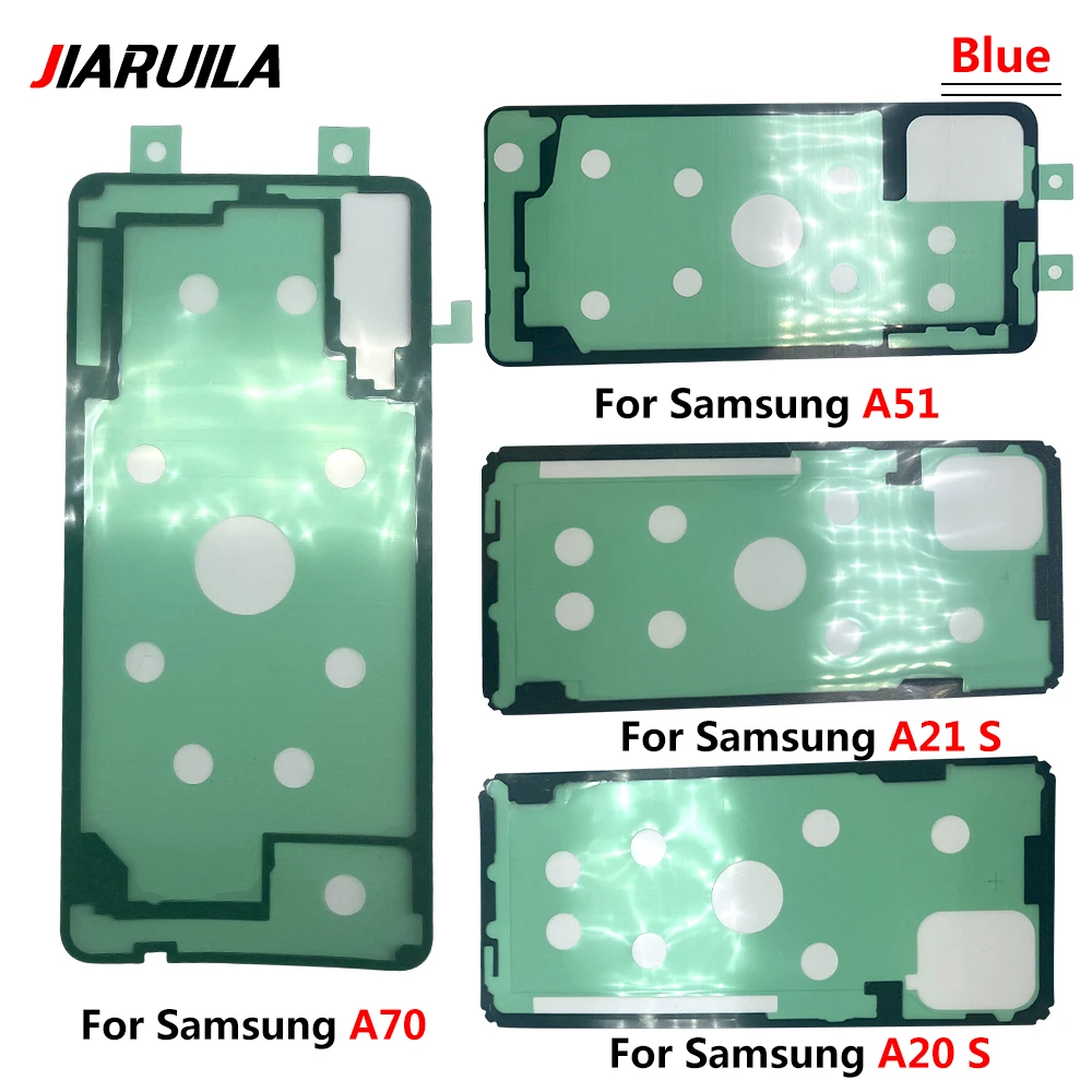 Adhesive Sticker Back Housing Battery Cover For Samsung A20 A30 A50 A70 A20s A21s A30s A51 A71 A32 A52 A72