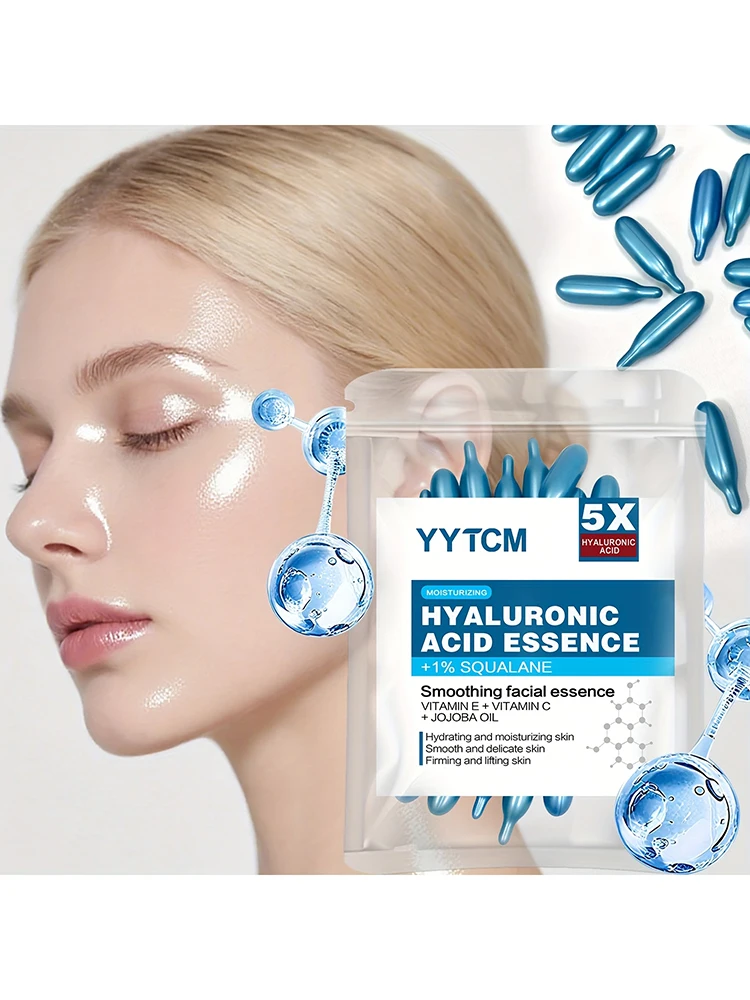 Hyaluronzuur diep hydraterende capsule-essentie, diep hydraterende en verhelderende huidessentie (0,4 g x 30 capsules)/zak -1 zak - afbeelding 2