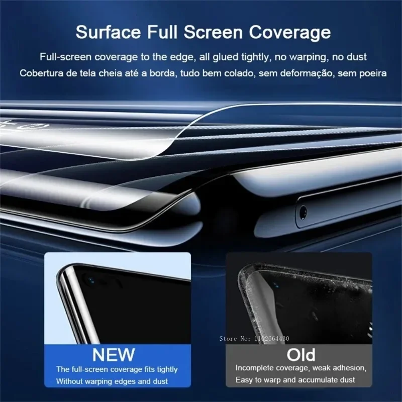 4PCS Hydrogel Film For OnePlus 13 12 12R 10T 9RT 10R 11 Pro Screen Protector For One Plus ACE Pro 8T Nord 2T CE 2 3 Lite 5G Film