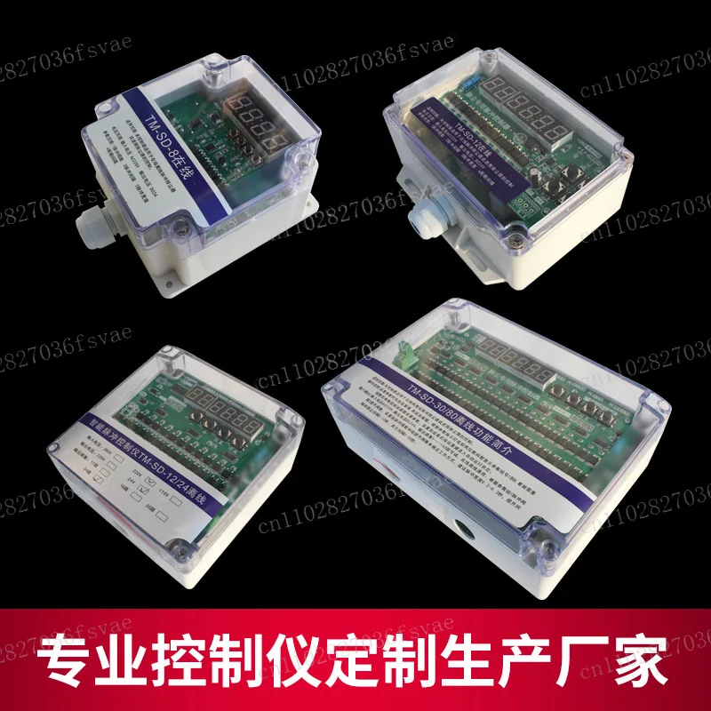 Programmable 12-channel Pulse Controller TM-SD-12L Non-contact Digital Display Intelligent Controller