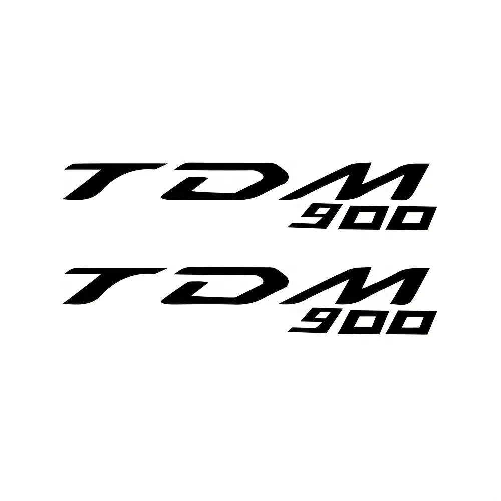 2pcs TDM 900 Motorcycle Stickers 200mm Multi Color Waterproof Vinyl Decals Motorbike Body Tank Fairing Decor Accessories