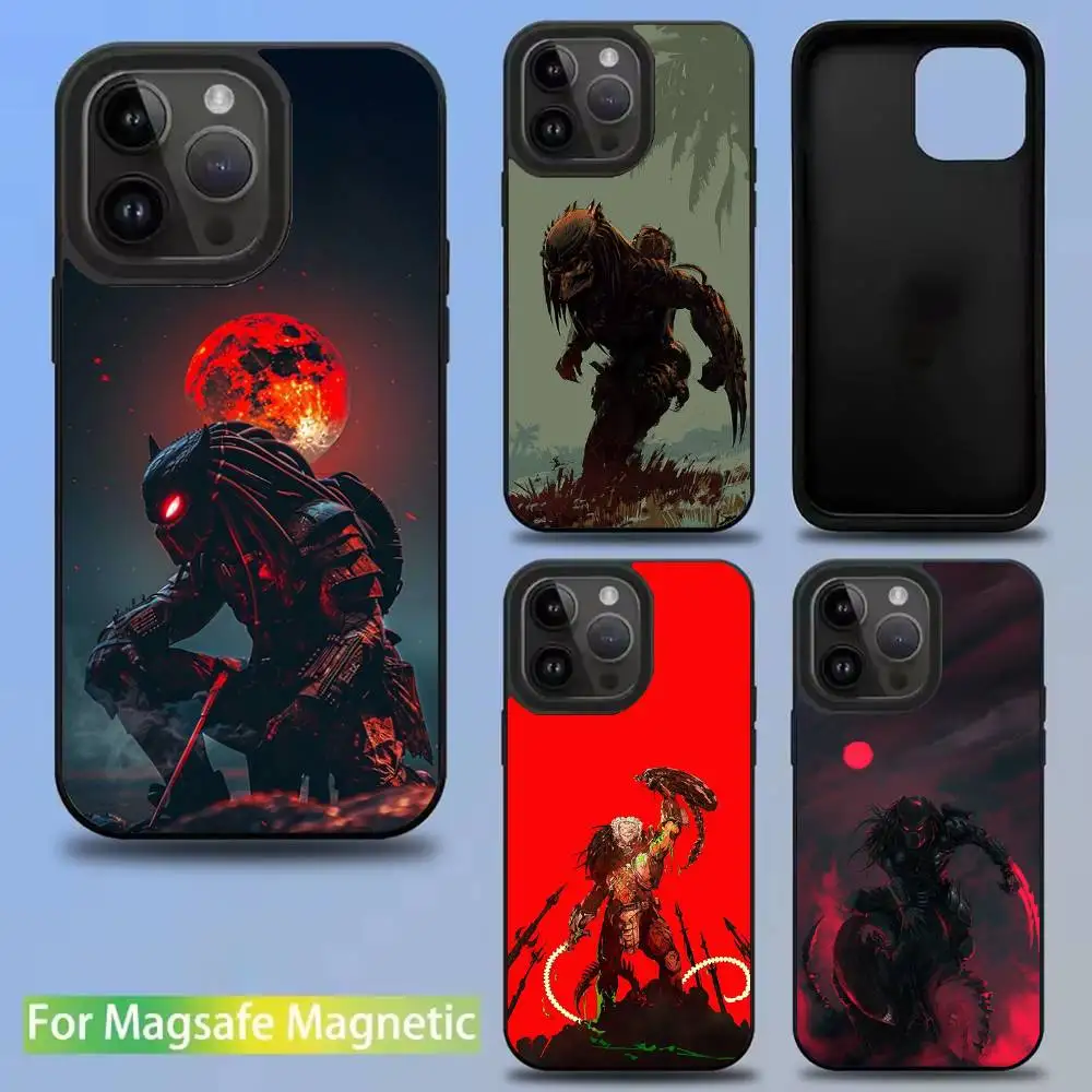 

The Predator Phone Case For iPhone 16,15,14,13,12,11,Pro,Max,Plus,Mini,SE New Magsafe Magnetic Wireless Charging