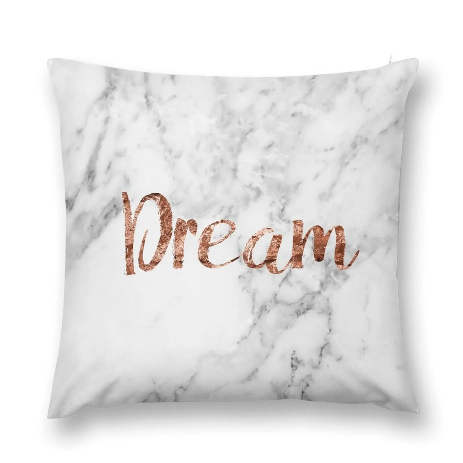 

Rose gold on marble dream Throw Pillow Decorative pillow case sleeping pillows Cusions Cover pillow