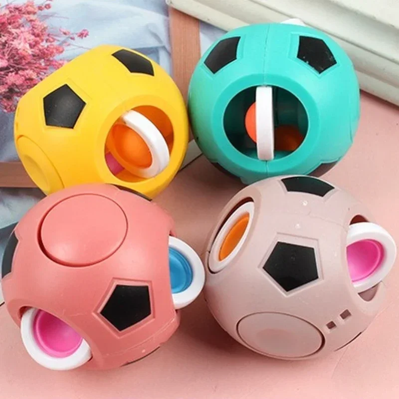 Fidget Spinner Toys Rainbow Ball Autism Vent Children Adult Decompression Bubble Anti Stress Toy Stress Reliever Toys