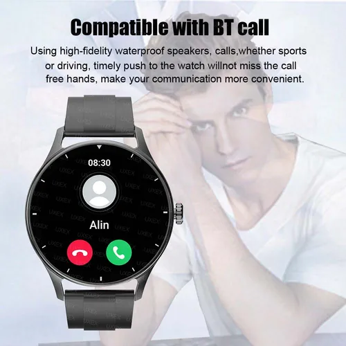 Imagen 2 del producto 2026 nuevo reloj inteligente mujeres hombres Bluetooth llamada deportes relojes de Fitness Monitor de ritmo cardíaco salud reloj inteligente señoras para Android iOS