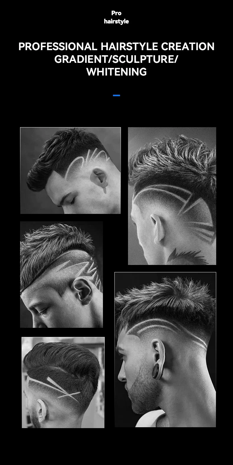 Kemei 2293 Professioneller Haar-Bartschneider für Männer, Friseur, wiederaufladbare Finish-Haarschneidemaschine, schnurloser Haarschneider mit Null Lücken – Detail 9