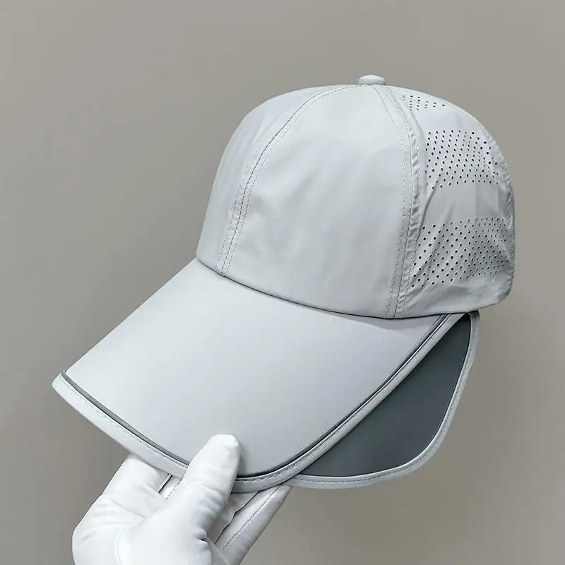 

Breathable Fishing Hat Sunscreen Hat Unisex Summer Sun Hat Outdoor Sports Big Brim Cap Retractable Sunshade Anti-Ultraviolet