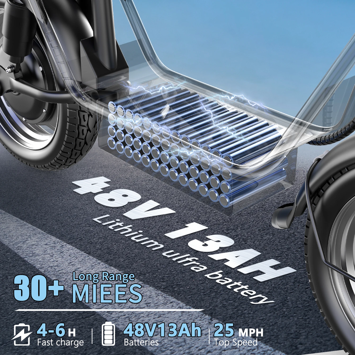 1000W Foldable Electric Scooter 4