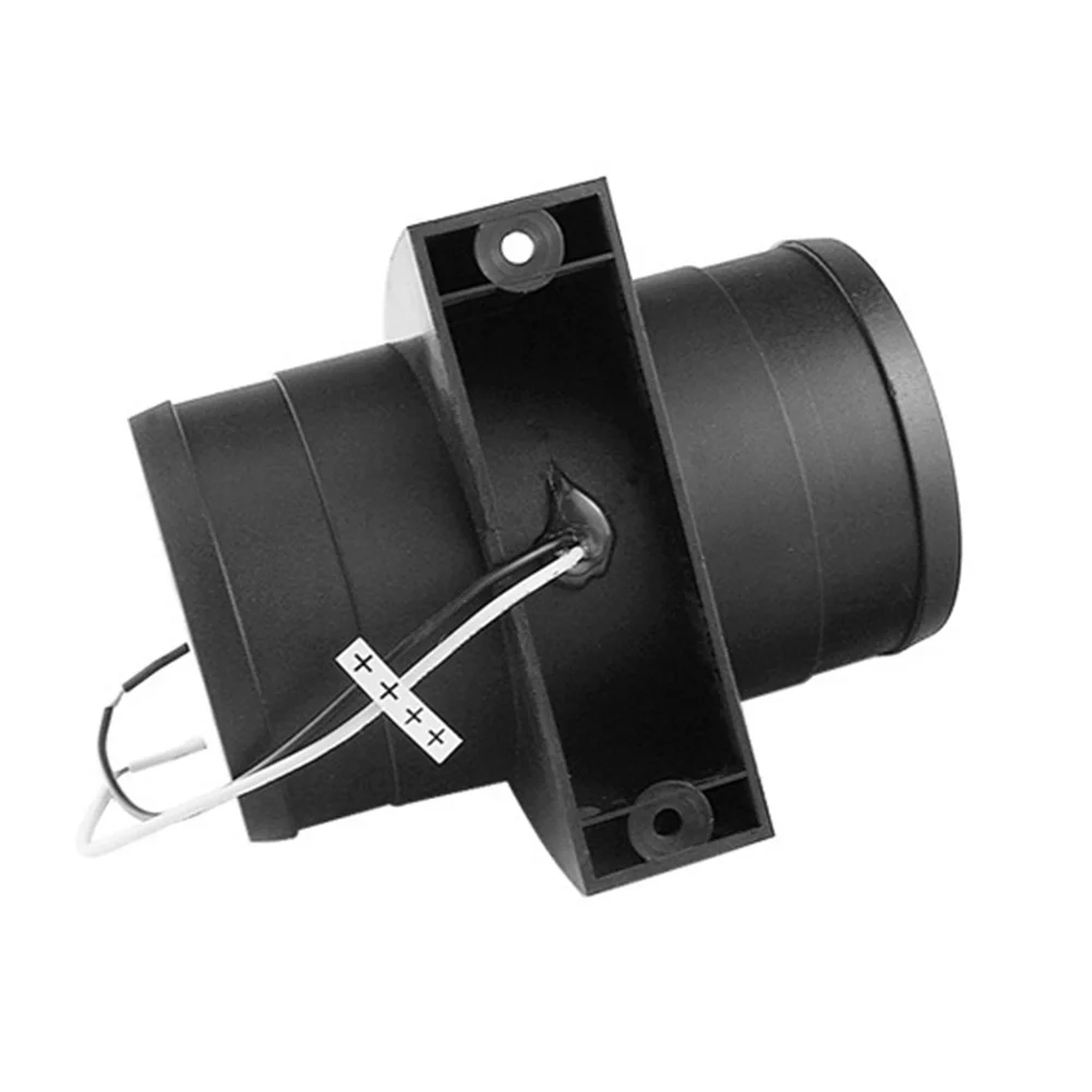 In-Line Bilge Blower for 3 Inch Interior Diameter Vent Hose, 12 Volt 145 CFM Boat Engine Blower with 5 Blades