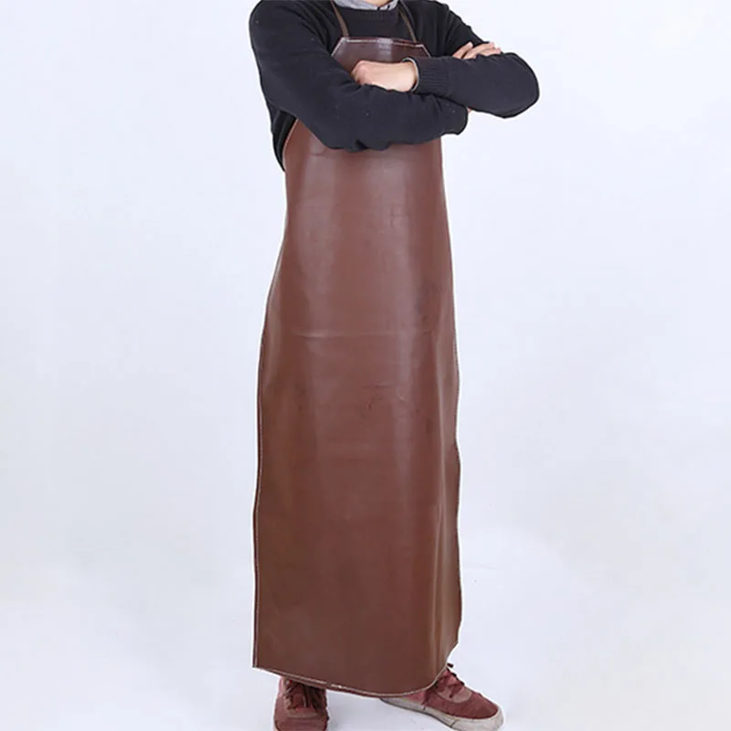 Leather Welding Apron 97×65CM Polyurethane Welder Thermal Insulation Protector Welding Protective Cover Soldering Tools