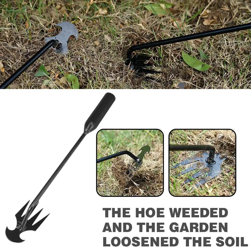 Multifunctional Garden Manganese Steel Weeders Grass Rooting Loose Soil Hand Weeding Removal Puller For Backyard Farm Weede W4X3