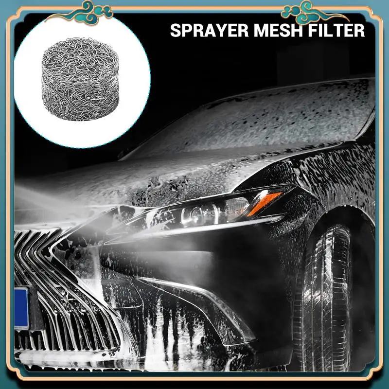 

Новейший 4 шт., сетчатый фильтр из нержавеющей стали для мойки автомобилей под давлением, сменный сетчатый фильтр для опрыскивателя пены для автомойки