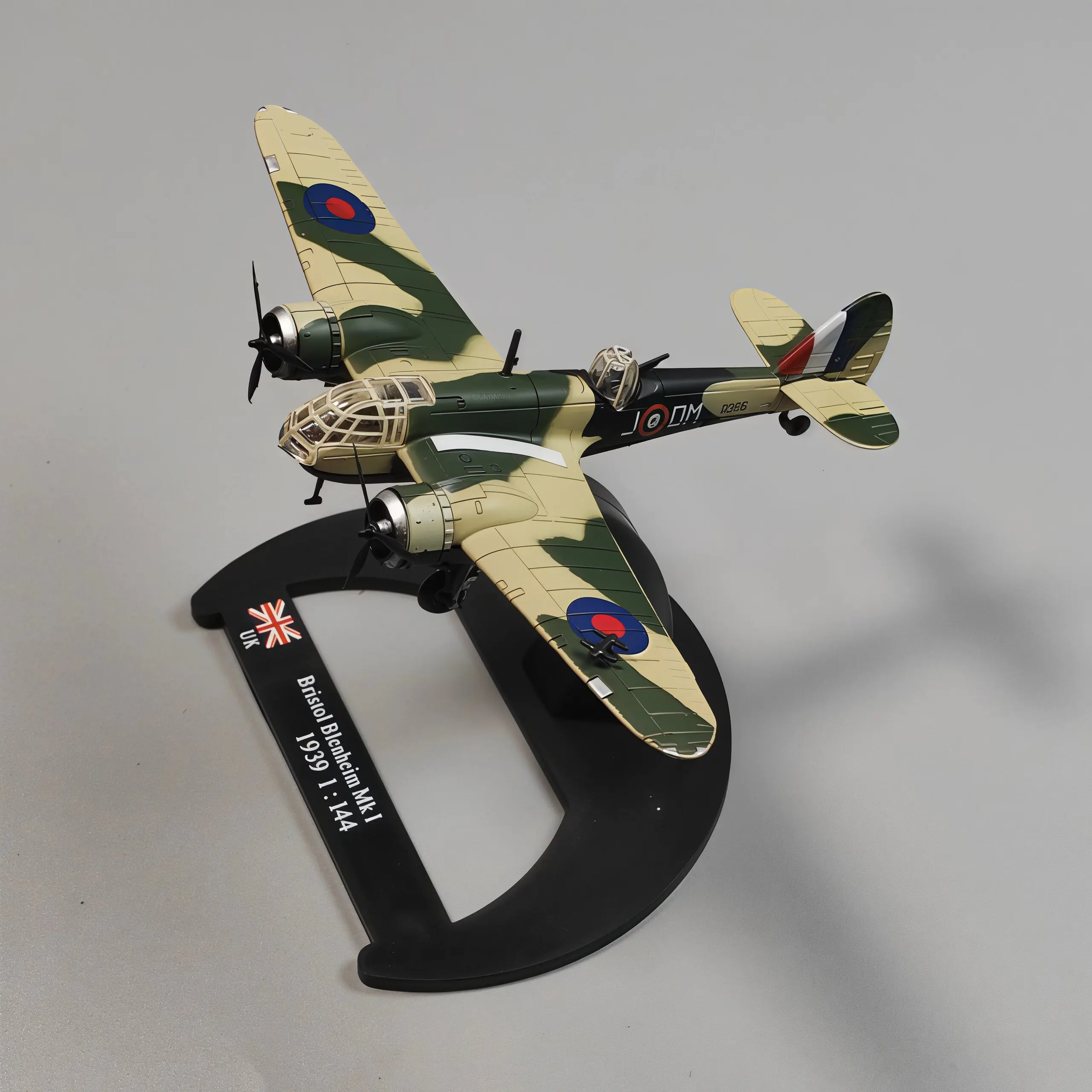 1/144 Scale Alloy British MK1 Light Bomber Aircraft Model Finished Diecast Airplane For Static Military Enthusiast Ornament Gift