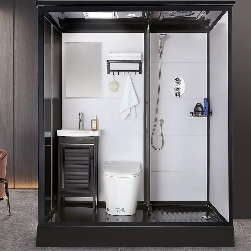 

Simple shower enclosure, integrated household bathroom, rural shower room, bath room, integrated bathroom decoration