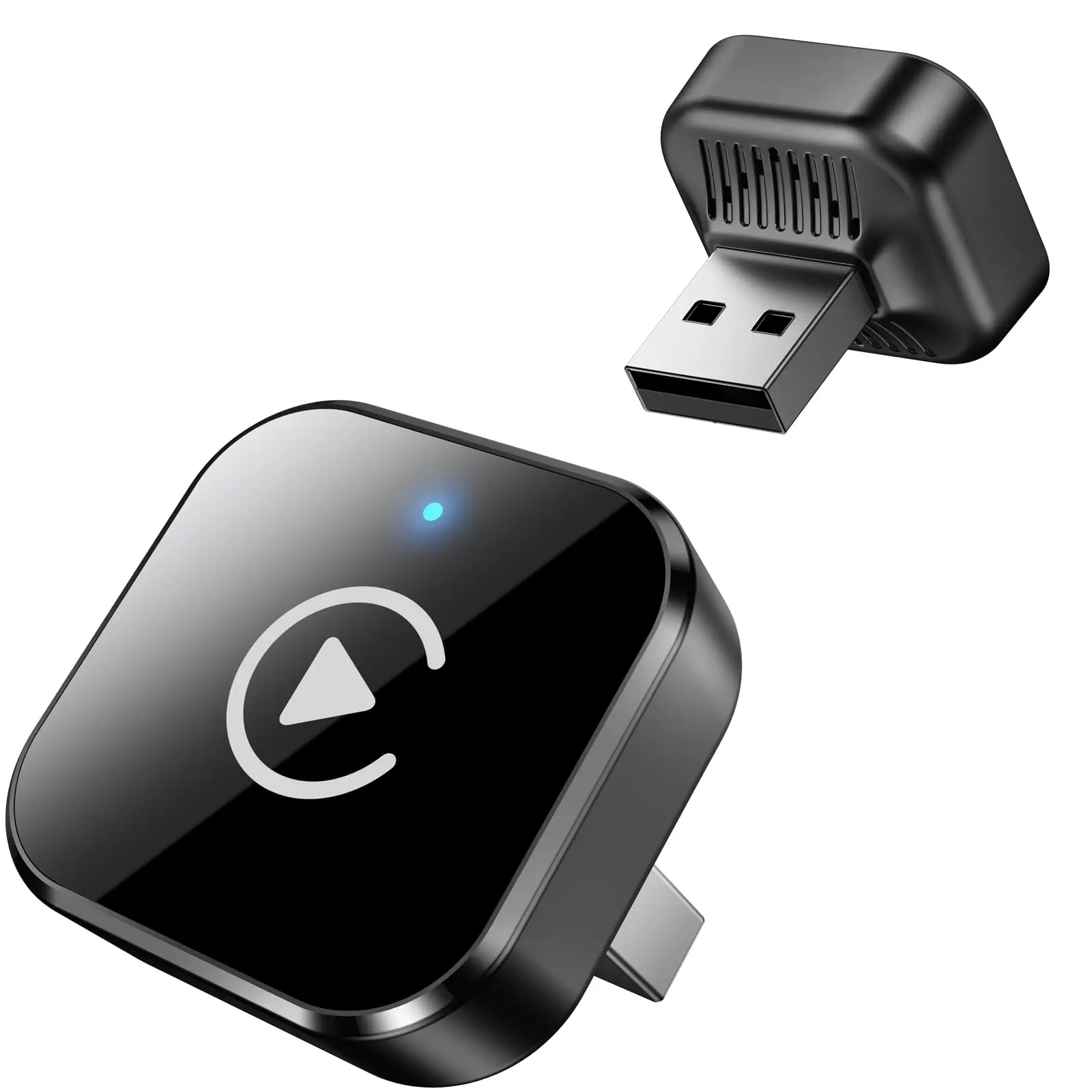 Wireless CarPlay & Android Auto Adapter, Plug & Play CarPlay Dongle Converts Wired to Wireless, Fast Auto-Connect, No Delay