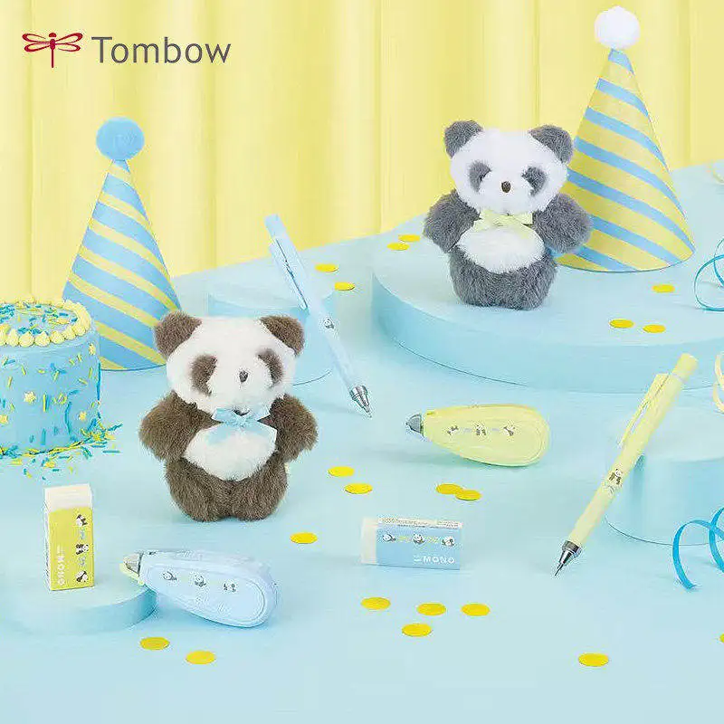 Tombow 15th Anniversary Limited Edition Set PandaCorrection Tape Mechanical Pencil   Stationery Gift Box Commemorative Edition