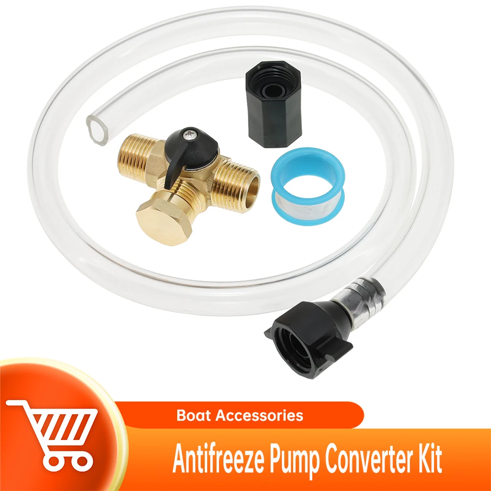 

﻿ Outdoor Equipment Maintenance RV Winterizing Kit Pump RV Winterizing Kit Antifreeze Fill Pipes Winterization Boat Accessories