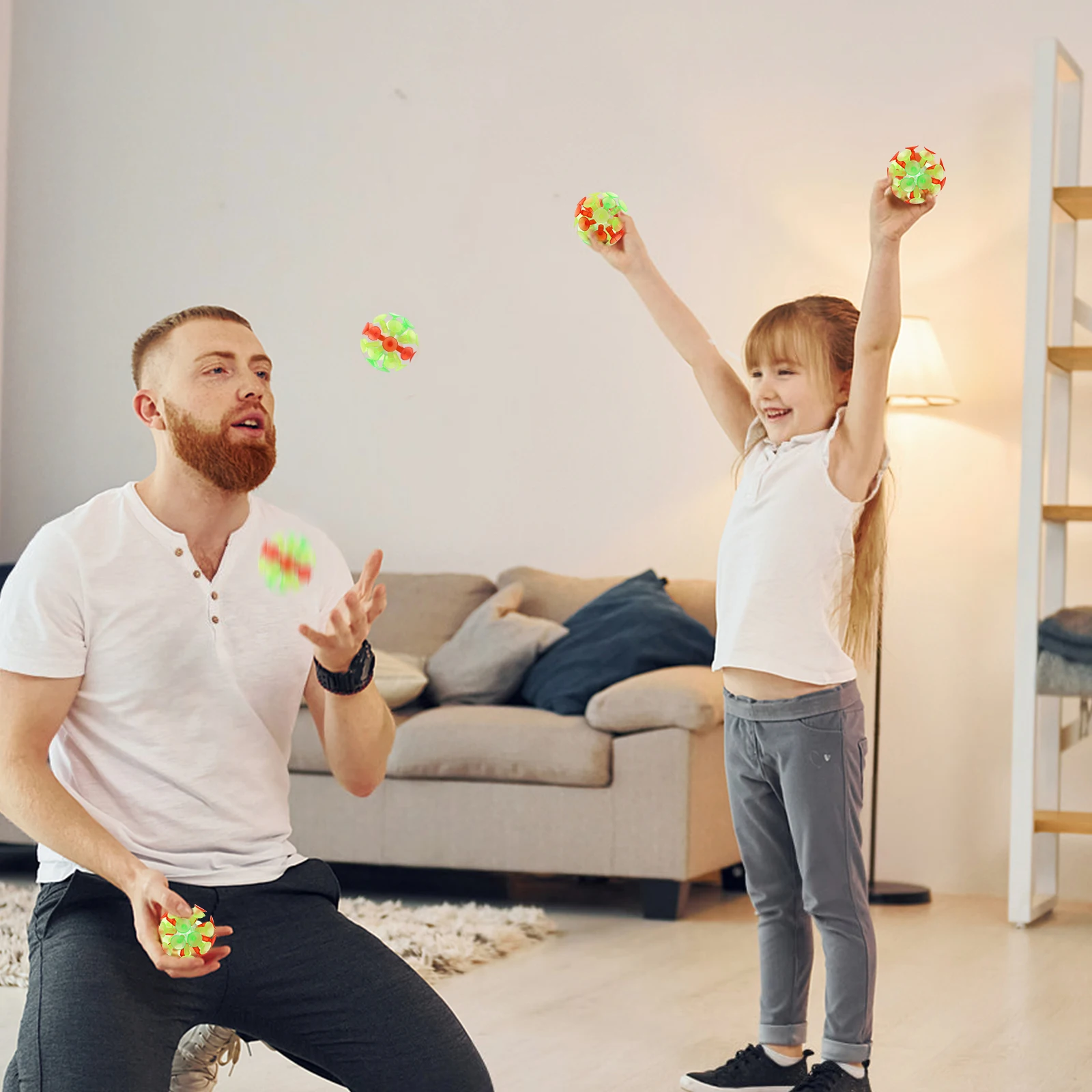 

Multicolored Suction Cup Balls for Kids - Stress Relieving Playtime Fun with Bright Sticky Ball for Bath Party Classroom Use