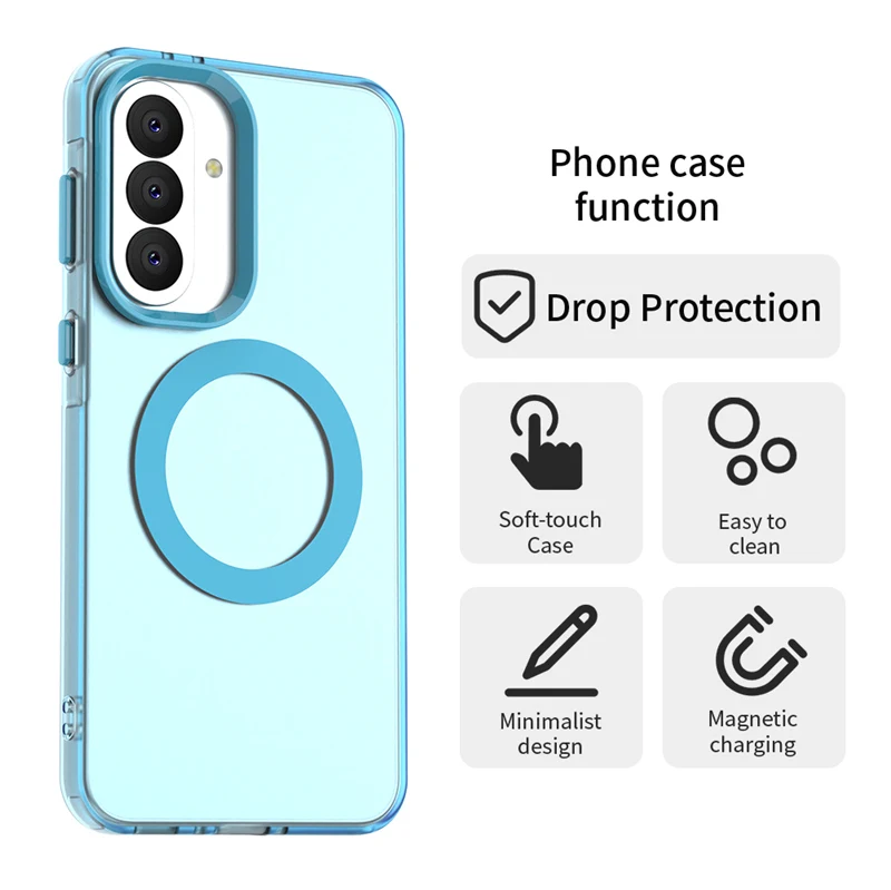 Wireless Charge For Samsung Galaxy A57 Case Magnetic Matte Phone Case For Samsung Galaxy A37 Protector чехол Funda Back Cover