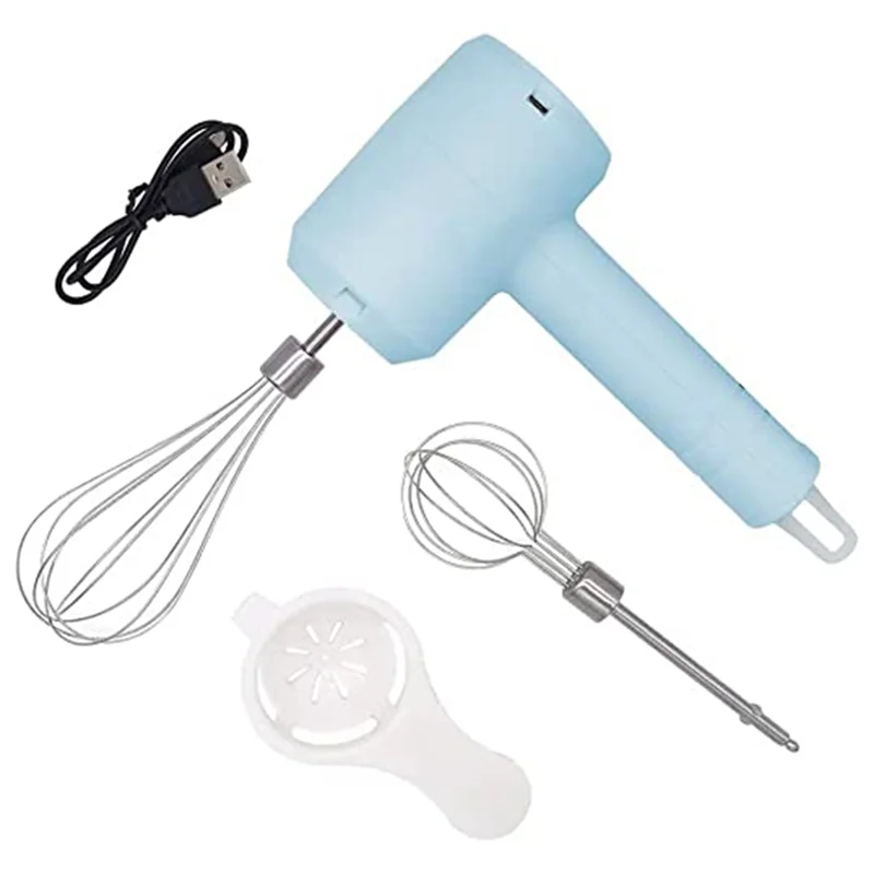 Mini Household Electric Egg Whisk Handheld Baking Tool Egg White Cream Wireless Whisk and Mixer