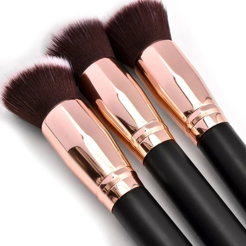 Promozione! 3 pezzi pennelli per trucco fondotinta in polvere sciolta correttore Blending Blush Brush strumento cosmetico professionale per il trucco di bellezza